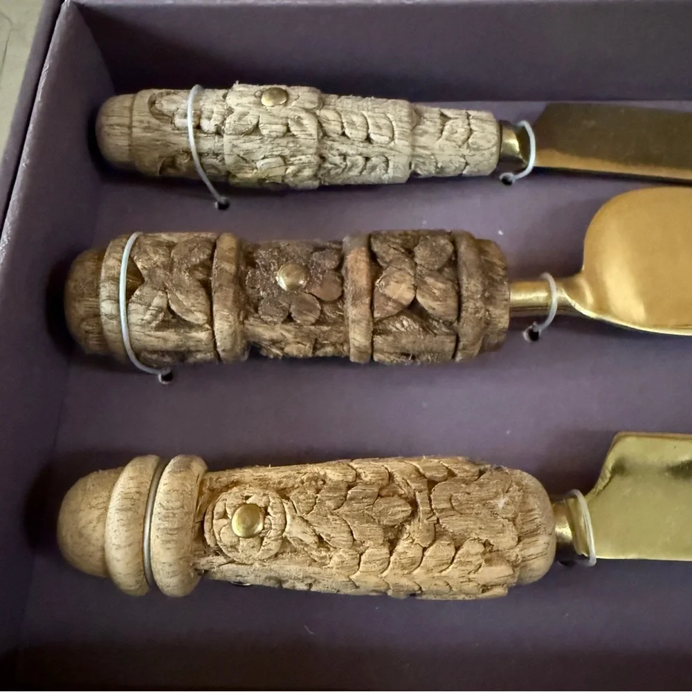NEW Anthropologie‎ Cheese Knife Set